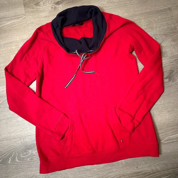 •TOMMY HILFIGER• COWL NECK SWEATSHIRT - Picture 1 of 6